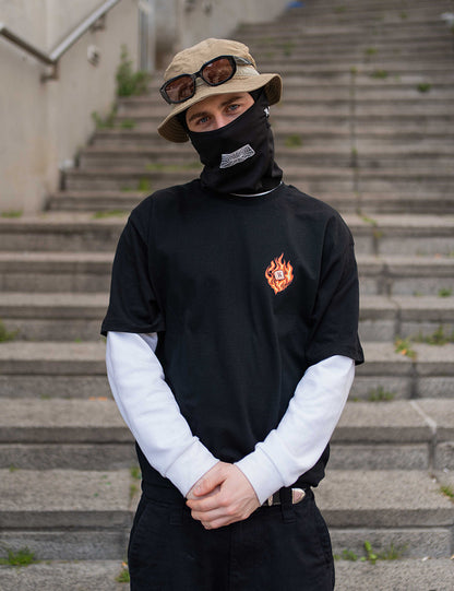 T-Shirt Flamme oversize mixte