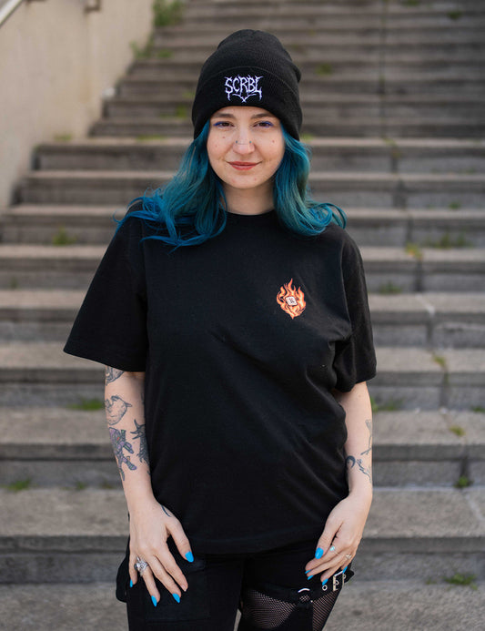 T-Shirt Flamme oversize mixte
