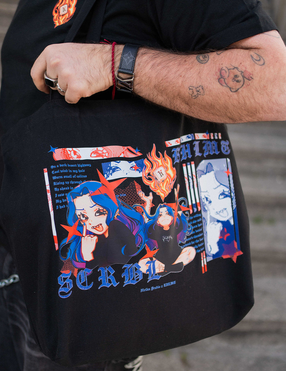 Tote Bag XXL Flamme
