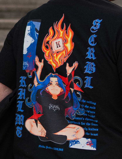 T-Shirt Flamme oversize mixte