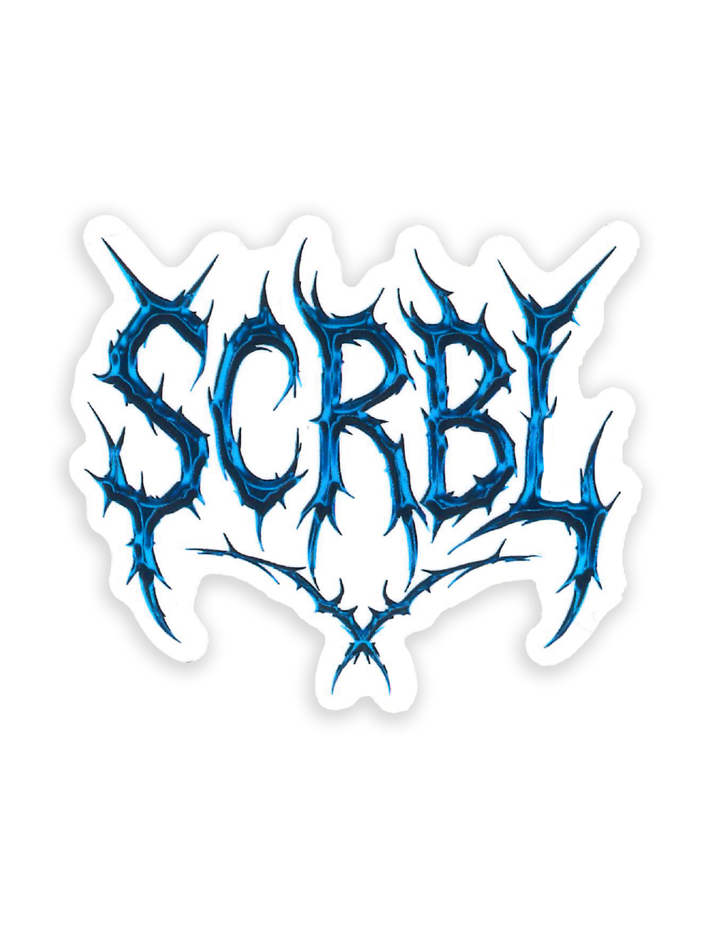 Sticker SCRBL Bleu