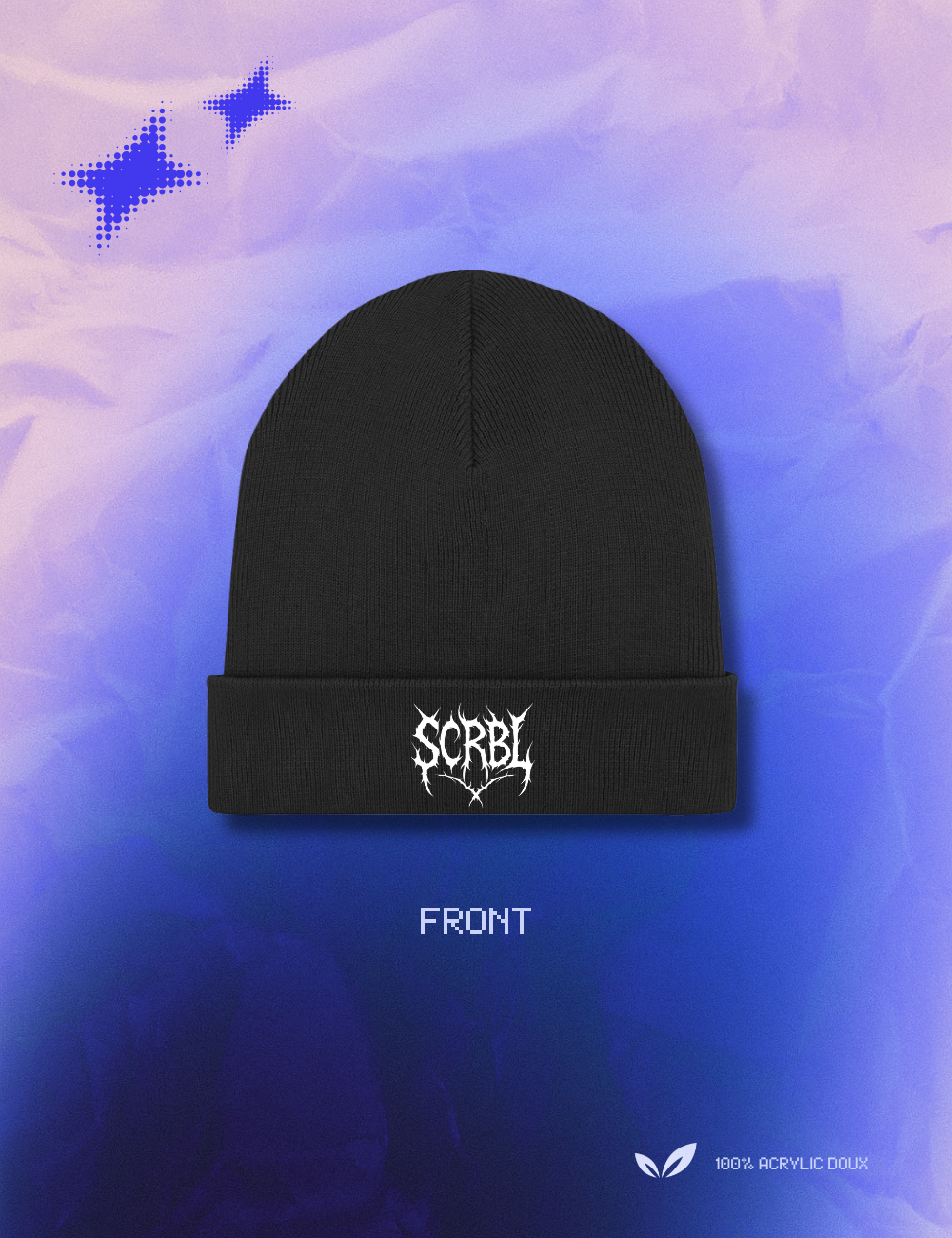 Bonnet brodé SCRBL
