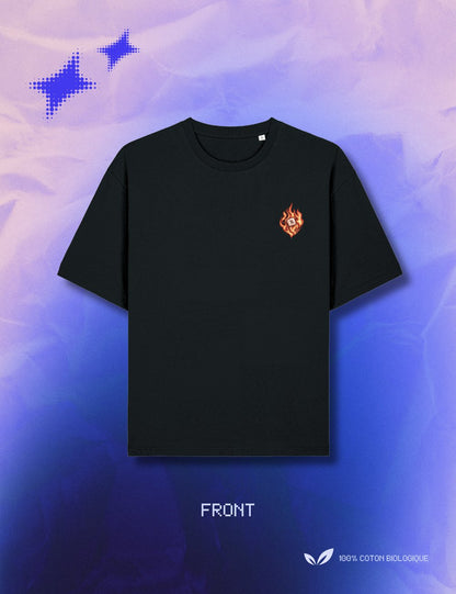 T-Shirt Flamme oversize mixte